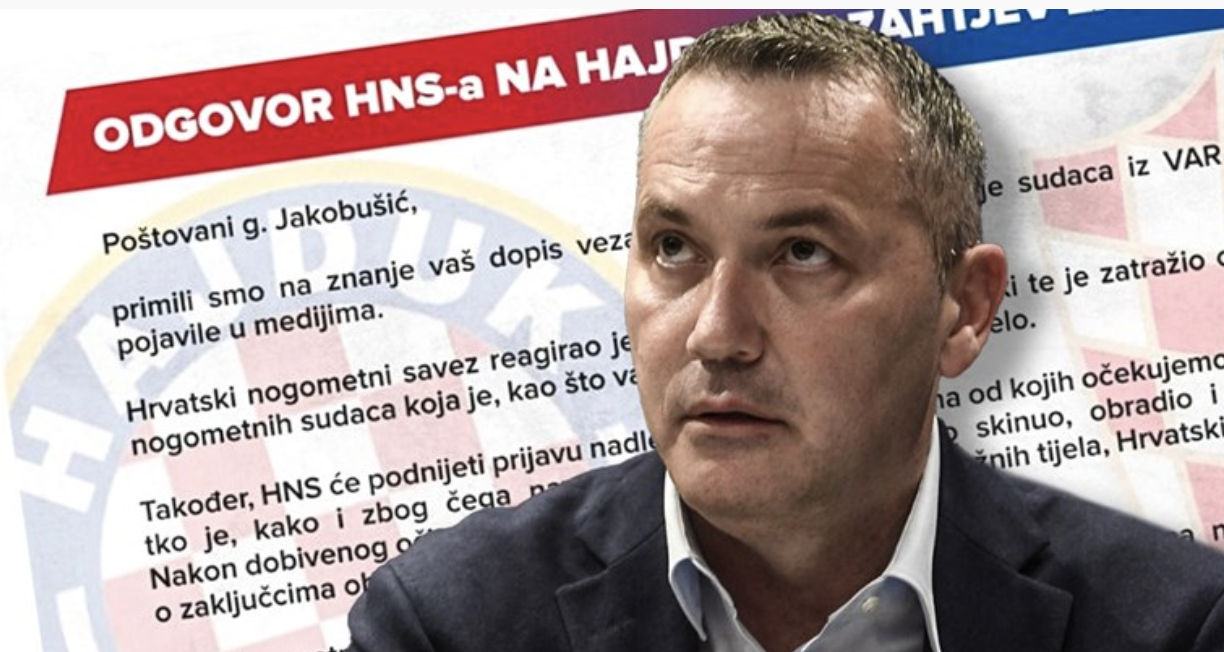 Hajduk objavio odgovor koji je dobio od HNS-a. Pročitajte ga